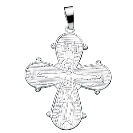 DAGMARKORS STOR BLANK BAGSIDE 25 X 22 MM. SØLV