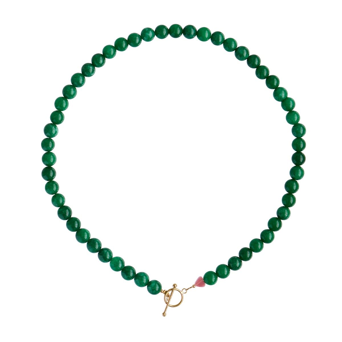 CHERRIE BON BON NECKLACE - HAPPY GREEN