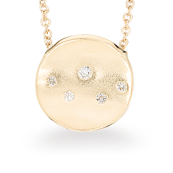 VEDHÆNG SYN.ZIR. 8 KT. M/KÆDE