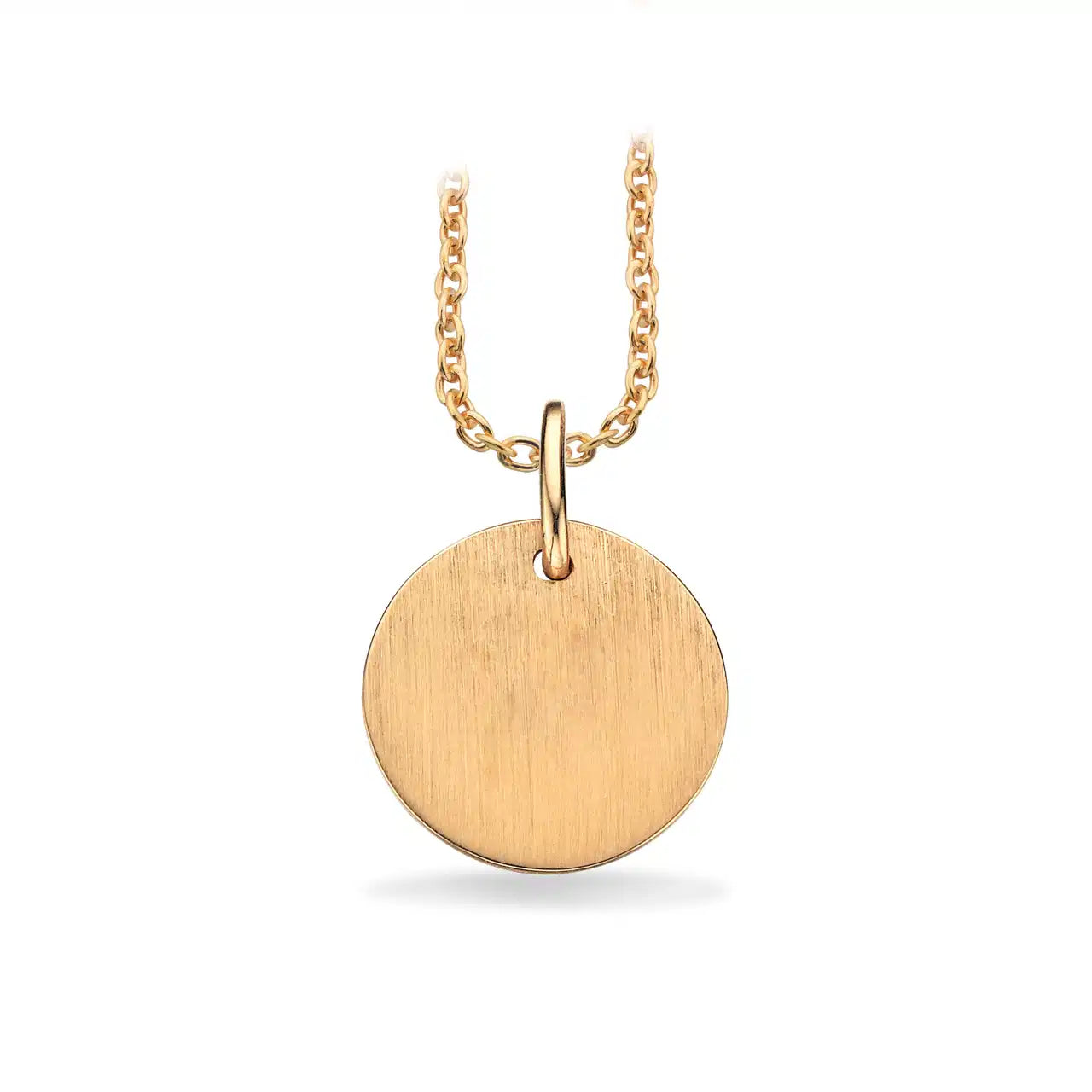 #TAGME 10 MM. VEDHÆNG MAT 8 KT. M/ KÆDE