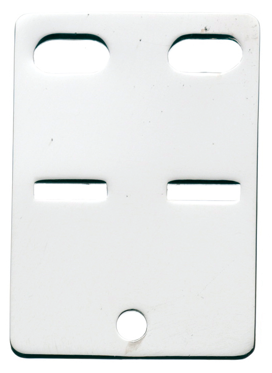 ID-MRK. MINI 20 X 14 MM. SØLV