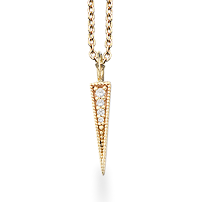 Scrouples vedhæng i 8 kt. guld med cubic zirconia 211973