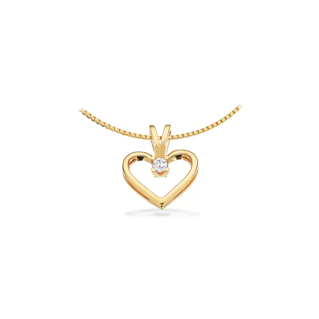 14 KT.KLEOPATRA HJERTE 0,05WSI