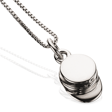 VEDHÆNG STUDENTERHUE SØLV M. KÆDE