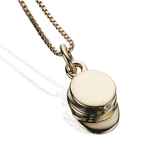 VEDHÆNG STUDENTERHUE SØLV FG.M. KÆDE