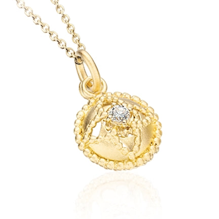 SØLV FG KÆDE M.VEDH.M.SYNT.ZIR