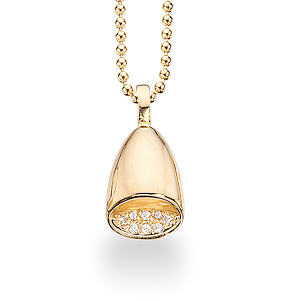 VEDHÆNG SYN.ZIR. SØLV FG. M/KÆDE