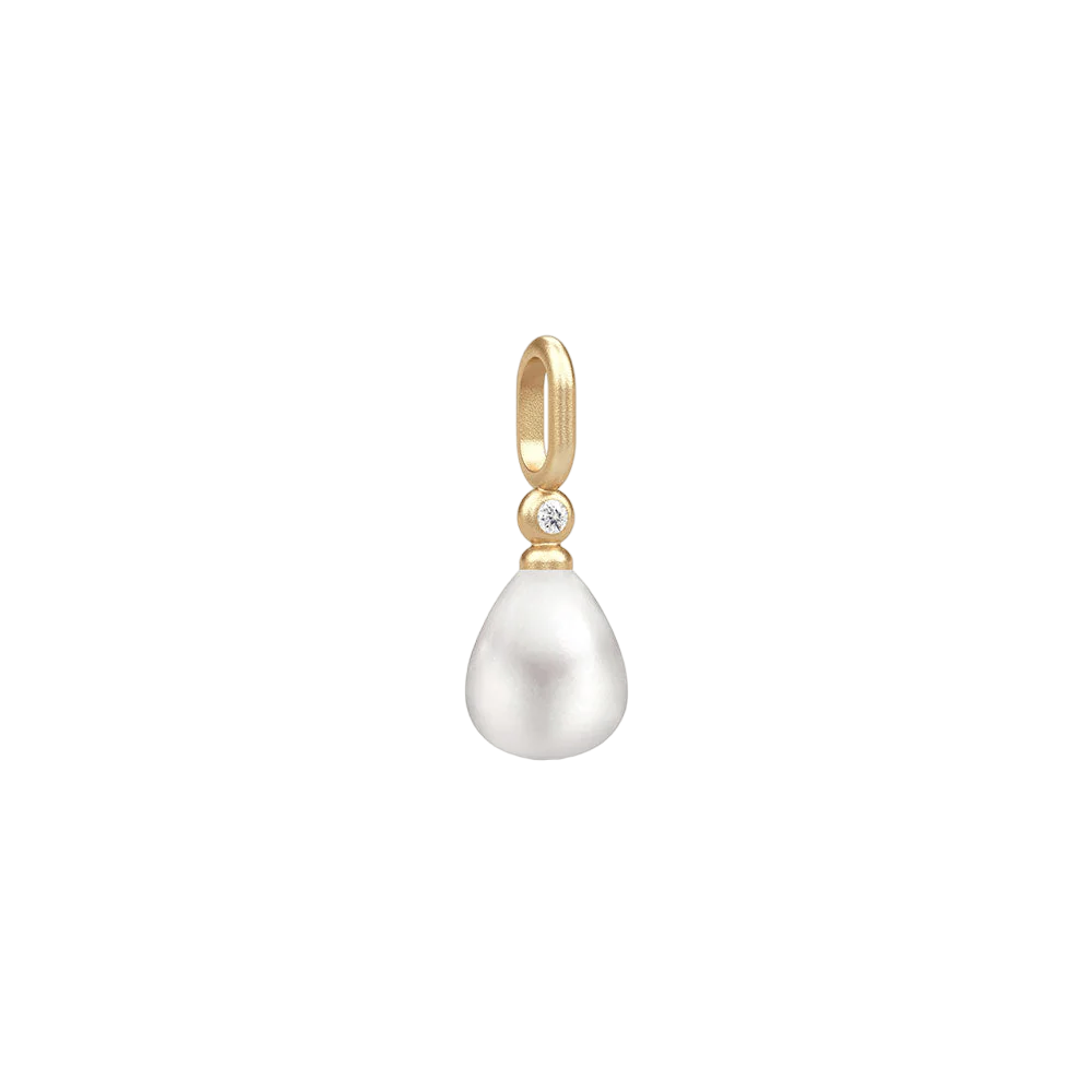 SØLV/FG VEDHÆNG TASHA WHITE PEARL