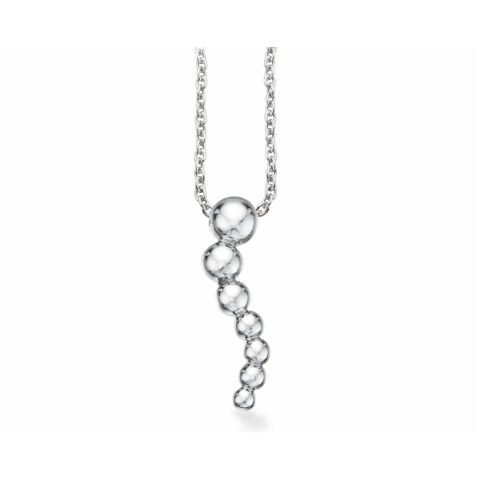 VEDHÆNG KUGLER SØLV RH. M/KÆDE