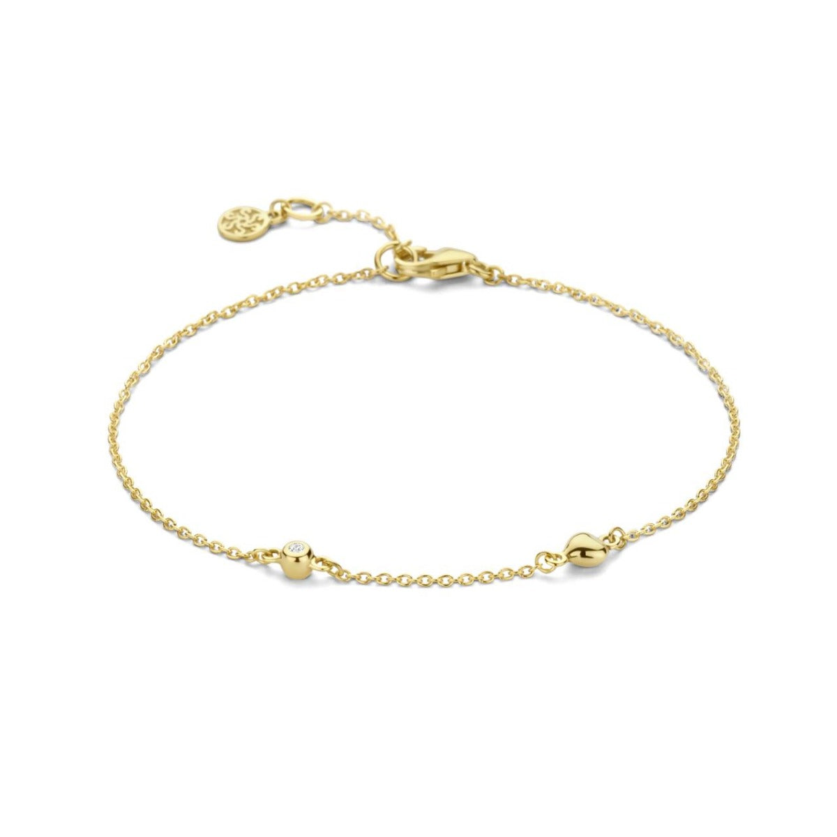 Spirit Icons Miracle Armbånd i 14 Karat Guld med Diamant 0,02 Carat W/VS