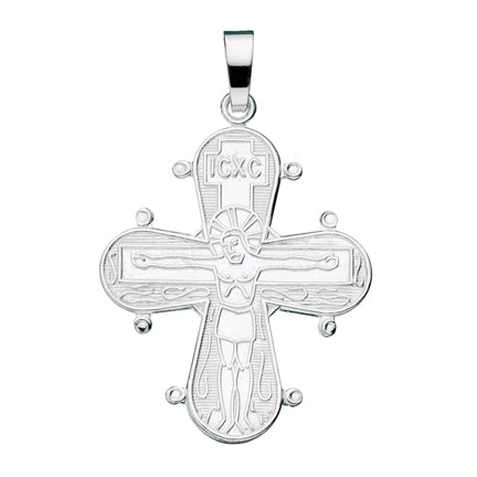 DAGMARKORS STOR M/FADERVOR 25 X 22 MM. SØLV