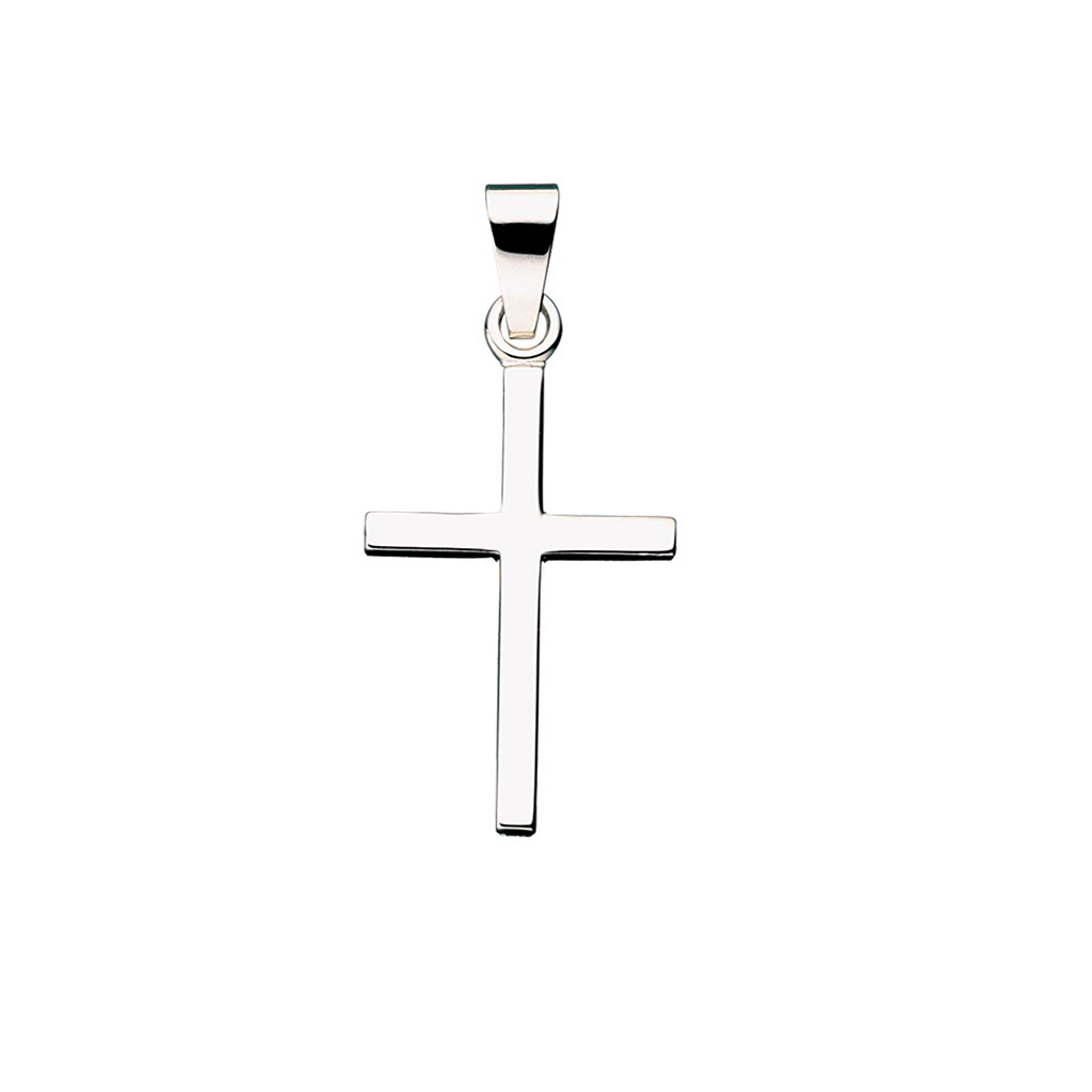 KORS 20 X 13 MM. SØLV