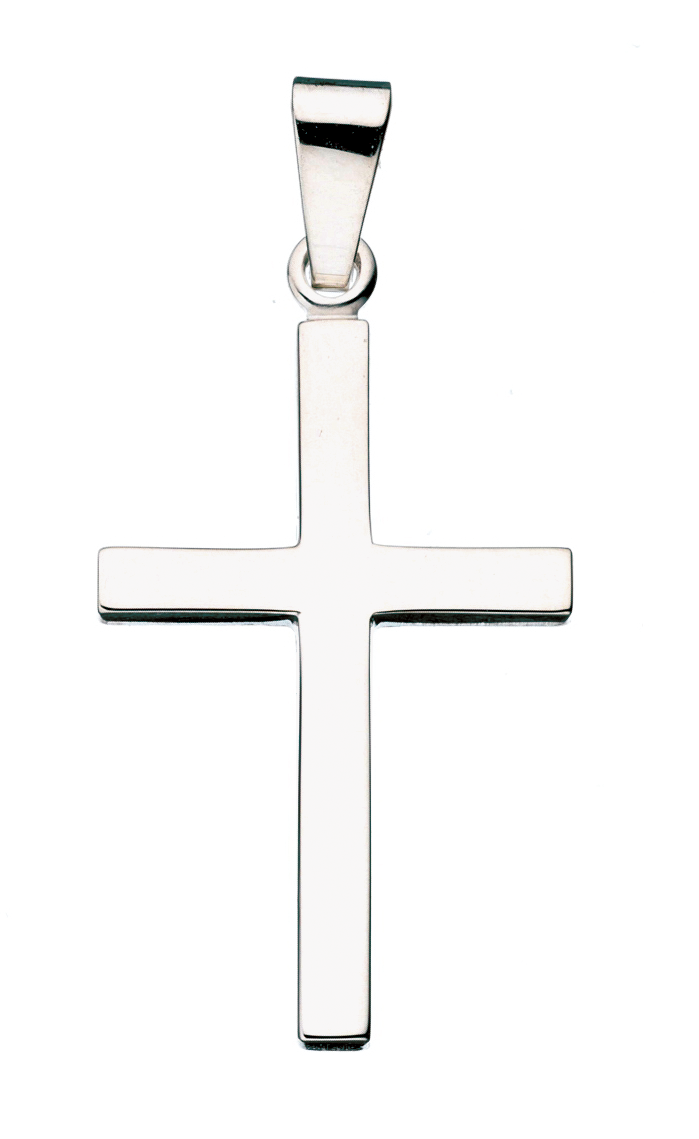 KORS 22 X 14 MM. SØLV