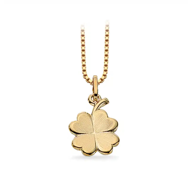 VEDHÆNG KLØVER 10 MM. 8 KT.