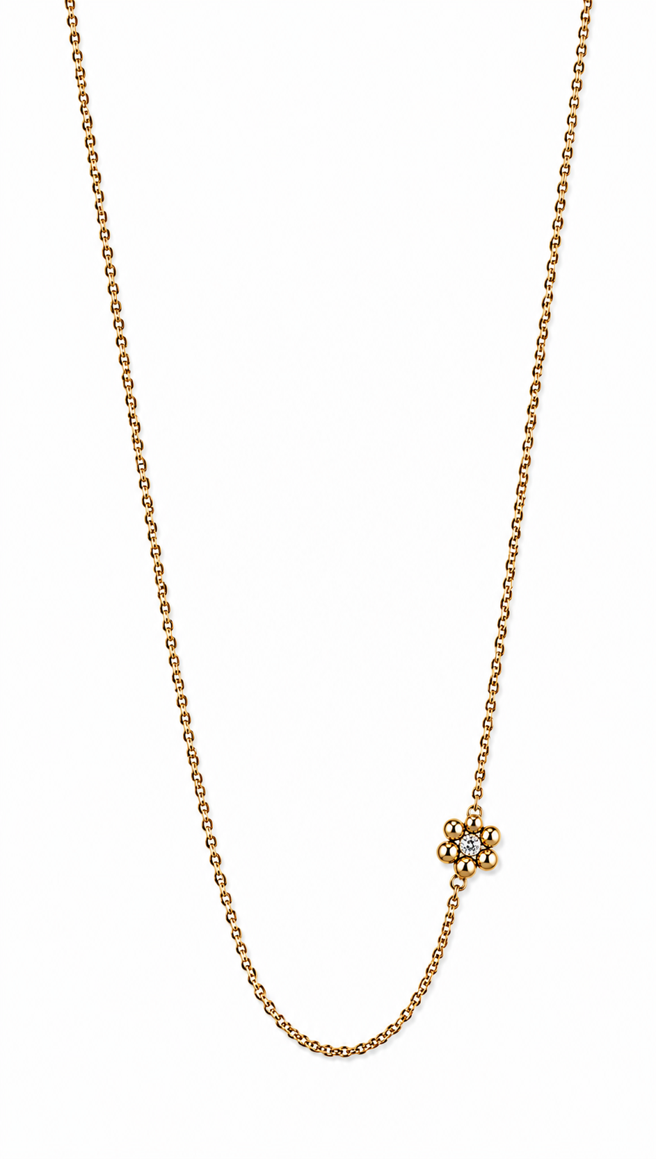 L.V. 14KT.COLLIER 2X0,01CT