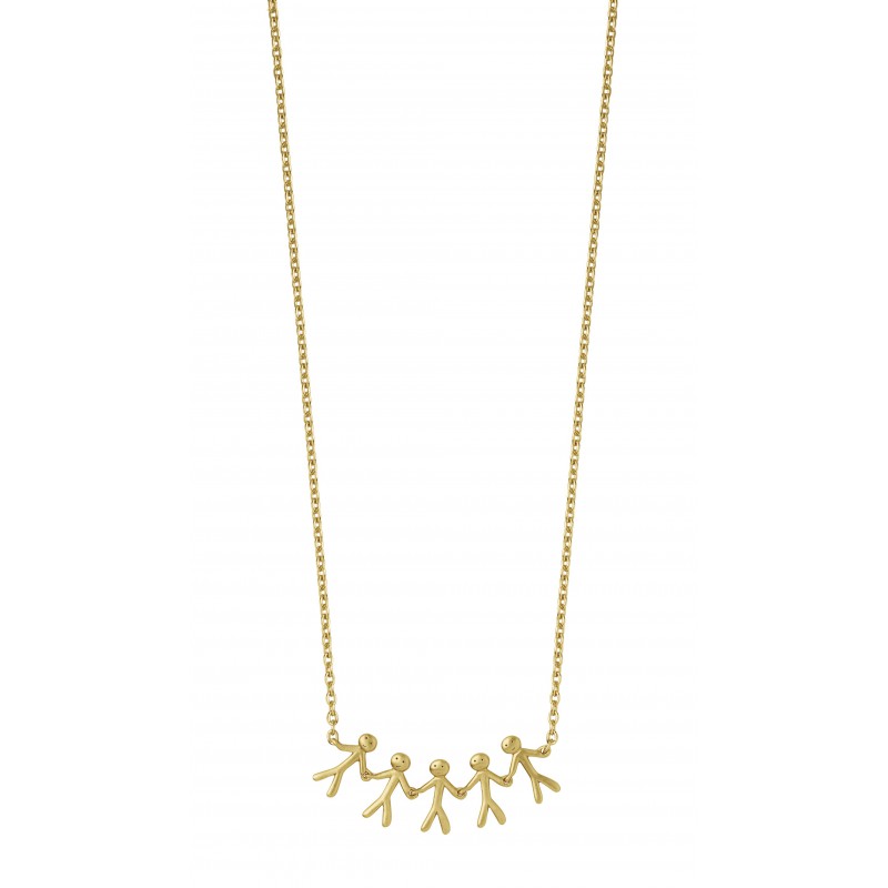 SØLV/FG HALSKÆDE FAMILY 5