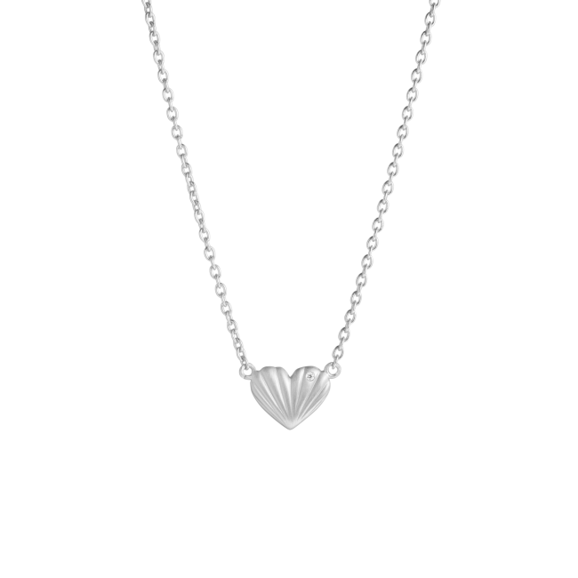 SØLV COLLIER JUST LOVE ZIR