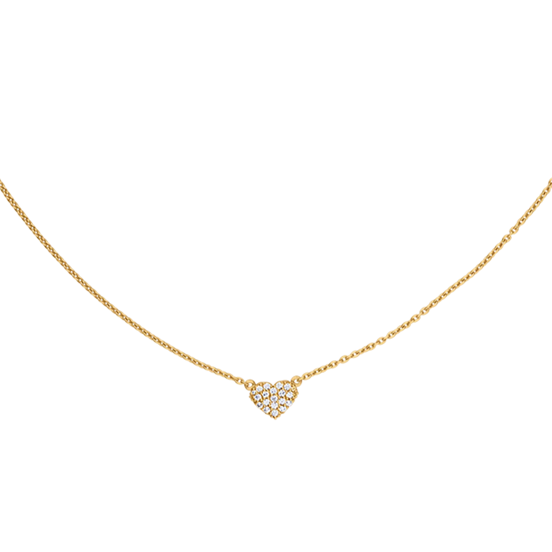 JUST LOVE SPARKLE NECKLACE - GP