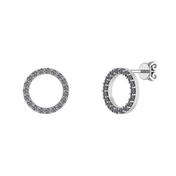 SØLV ØREPYNT M.ZIR