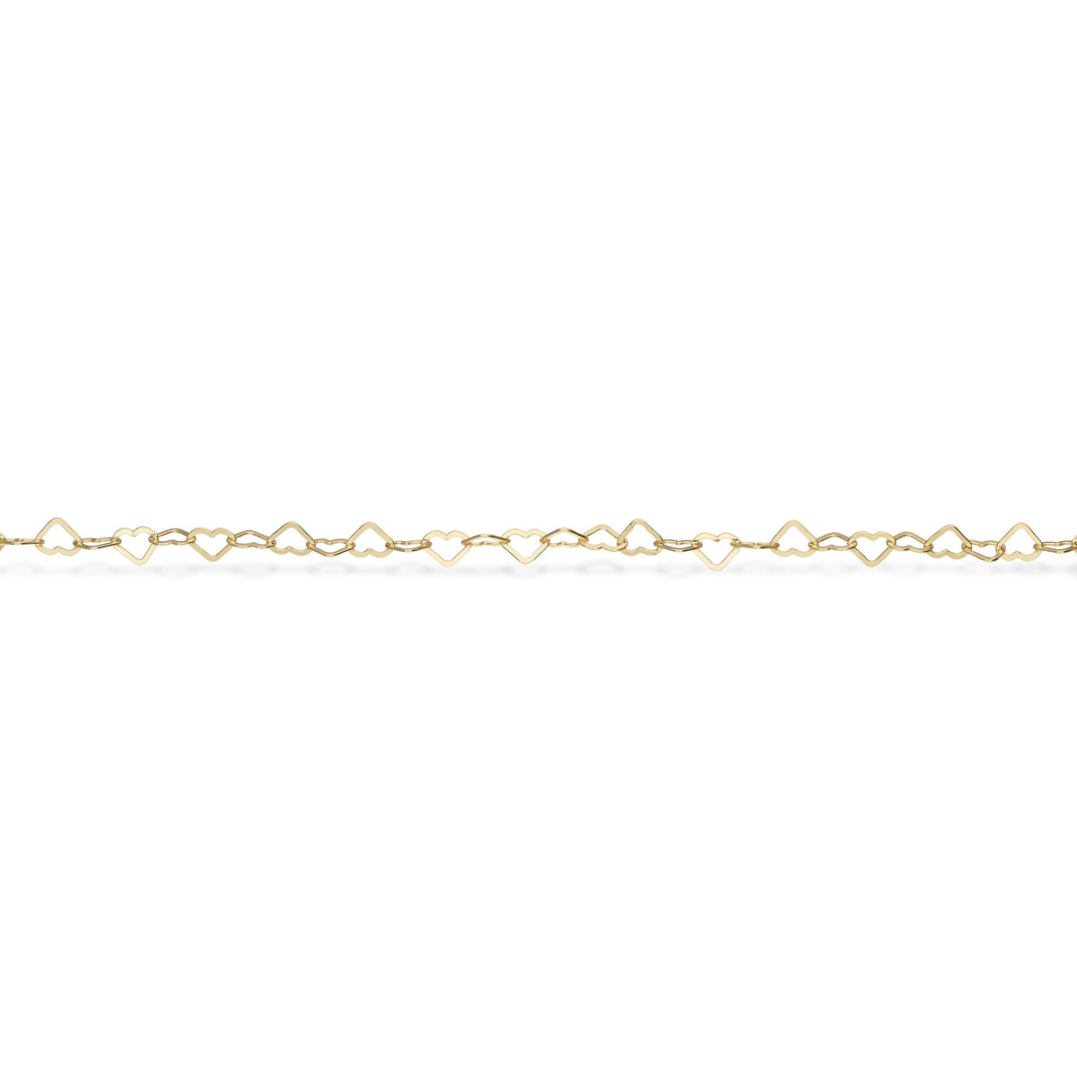 ARMBÅND HJERTER SØLV FG. 17+2 CM