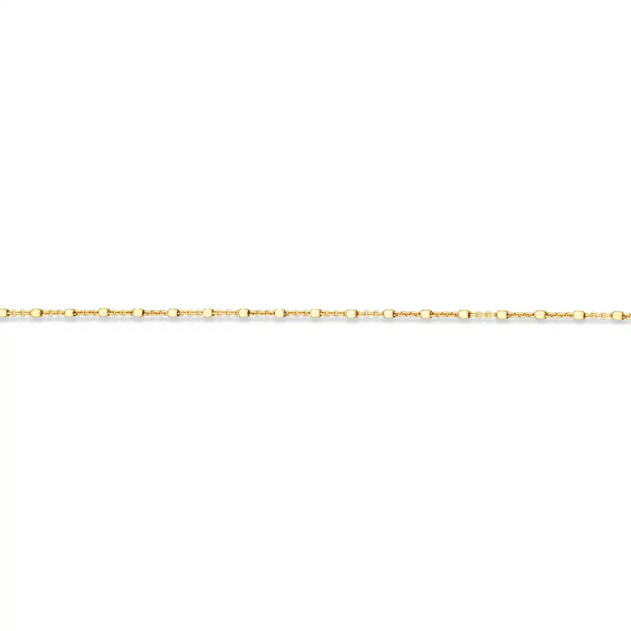 ARMBÅND FACET. KUGLER SØLV FG. 17+2 CM