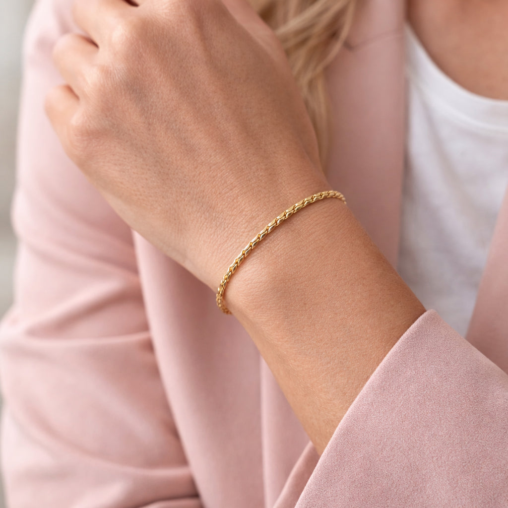 ARMBÅND SØLV FG. 17+2 CM