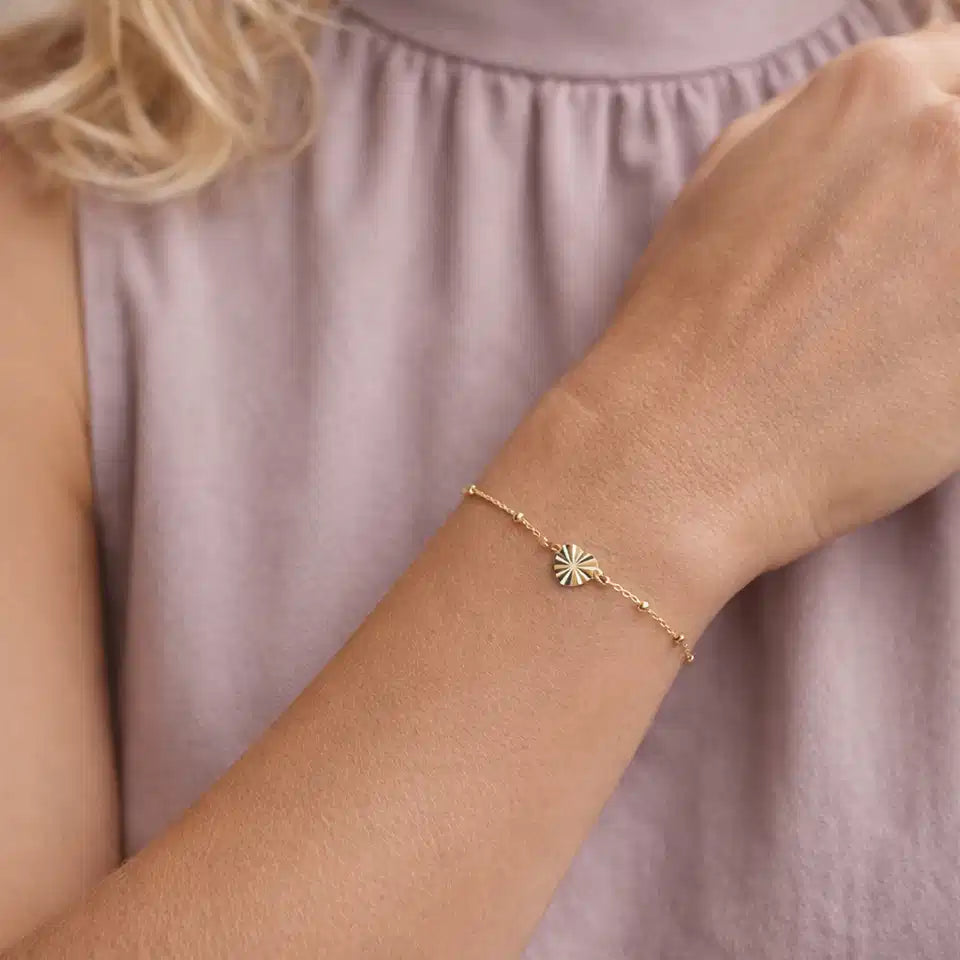 ARMBÅND PLISSÉ HJERTE SØLV FG. 17+2 CM