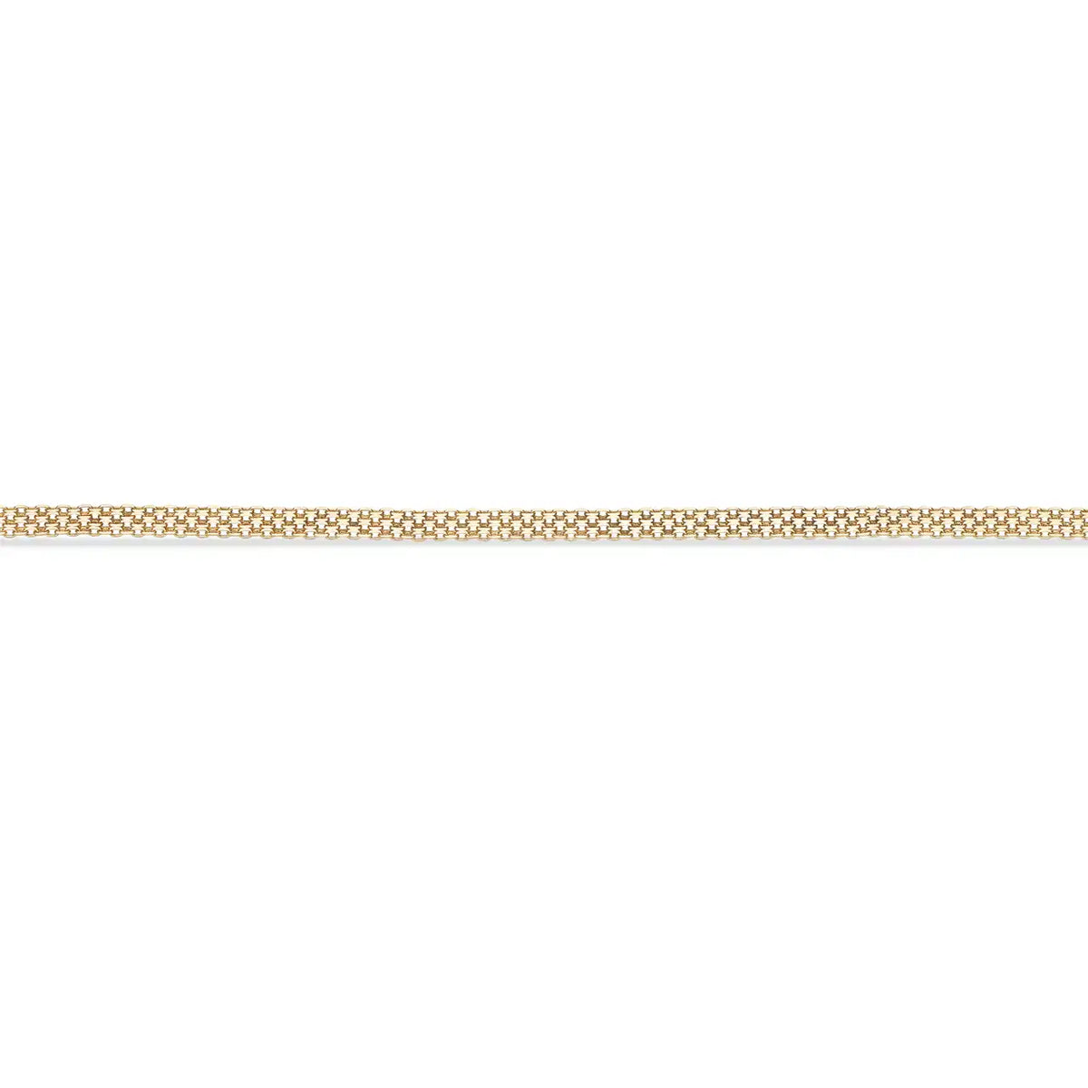 ARMBÅND MURSTEN SØLV FG. 17+2 CM