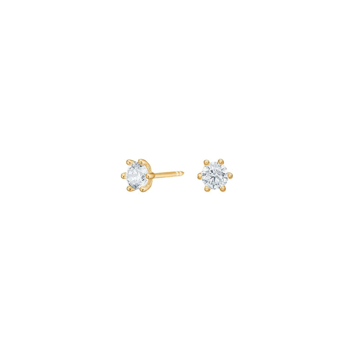 8KT. GULDØRESTIKKER 4MM