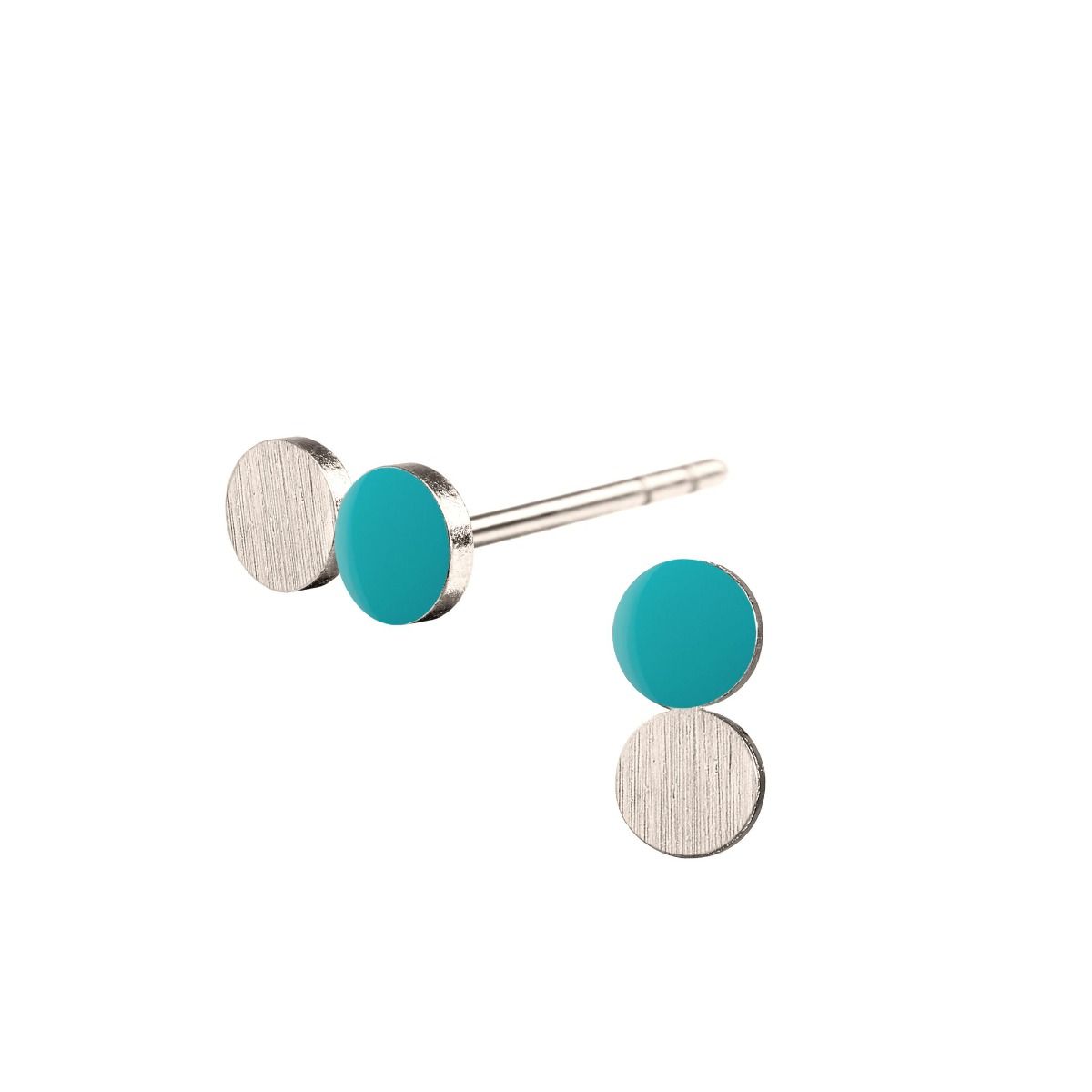 SPOT DOTTY ØRESTIK - AQUAMARINE
