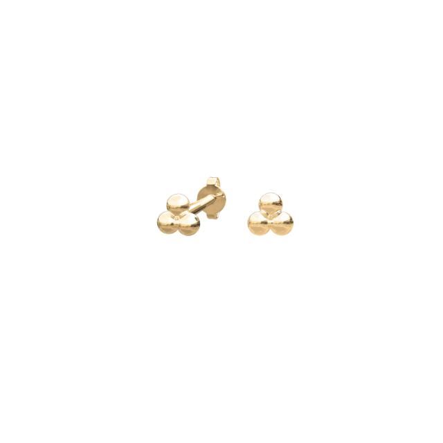 14KT. GULDØRESTIK M/3*2MM KUGLER