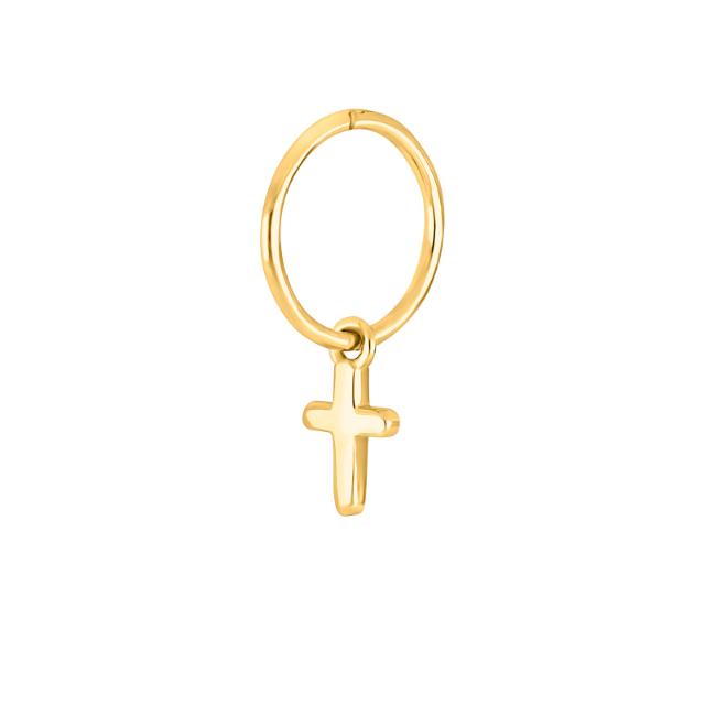 SON FORGYLDT SØLV CREOL KORS 1STK