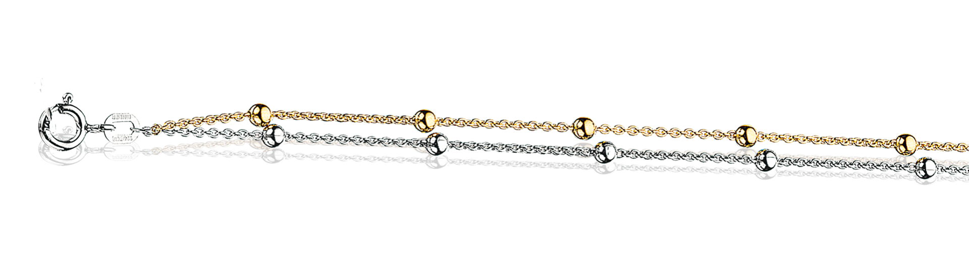 COLLIER 2X ANKER M.KUGLER SØLV