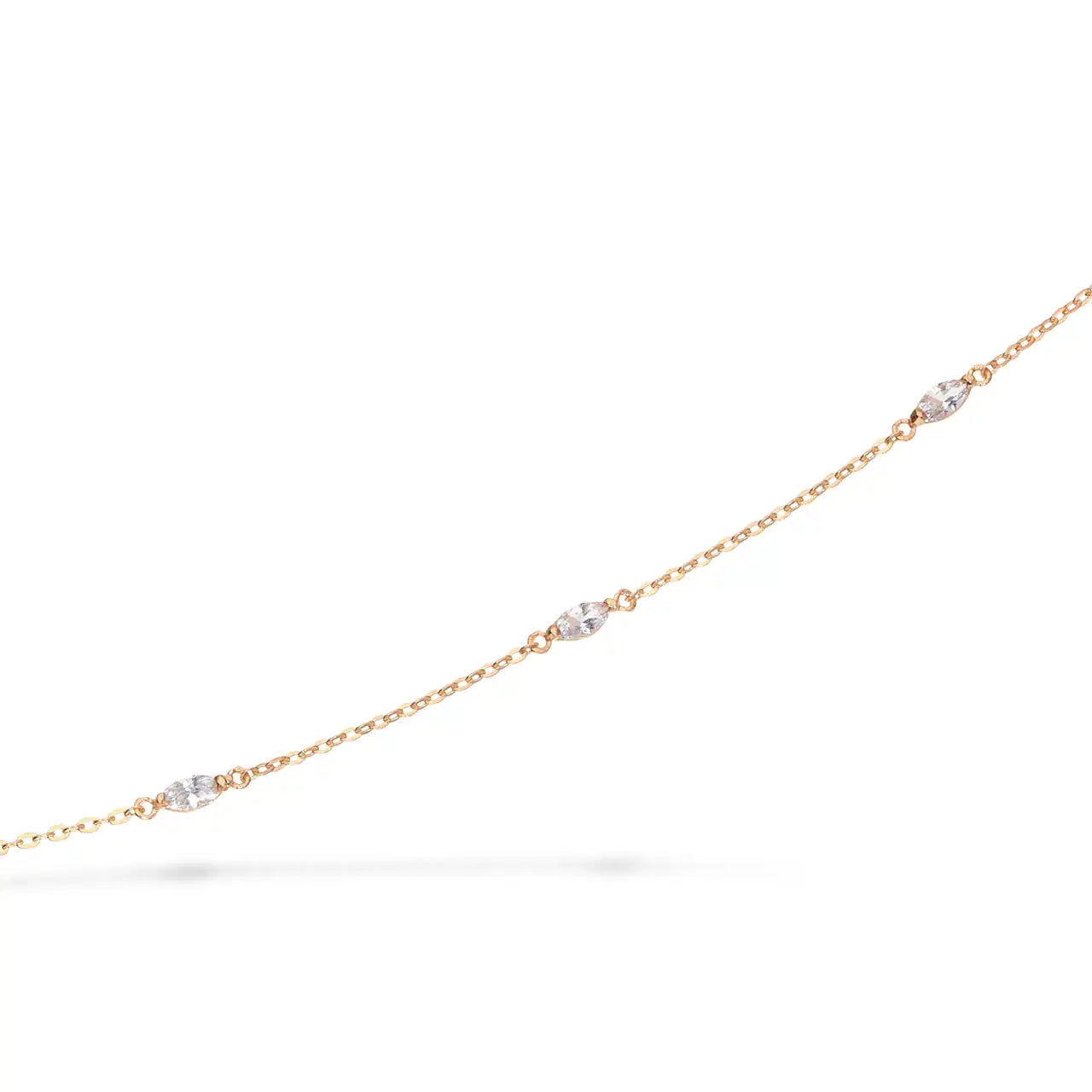 ARMBÅND CUBIC ZIR. 8 KT.