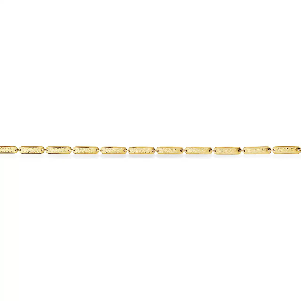 ARMBÅND SQUARE FC. 18,5 CM 8KT.