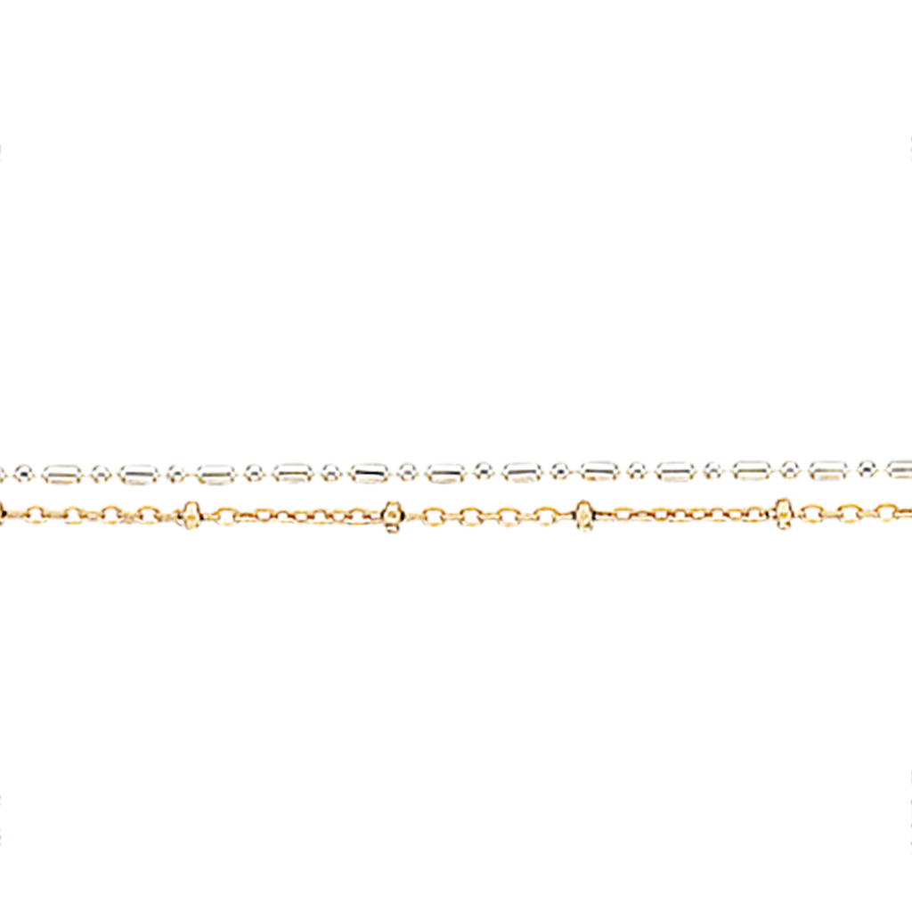 SØLV COLLIER HV/ROSA FORG.