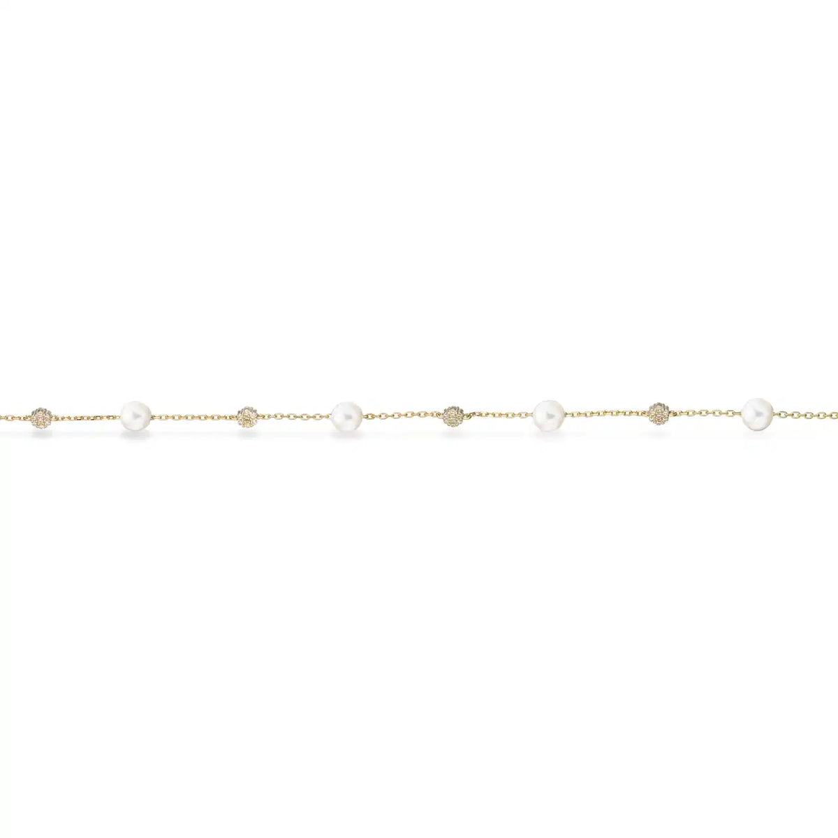 ARMBÅND FKP./CUBIC ZIR. 17+2 CM 8 KT.