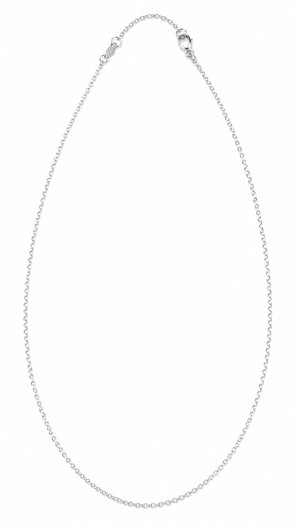 GEORG JENSEN RHODENERET ANKER RUND KÆDE (DAISY)