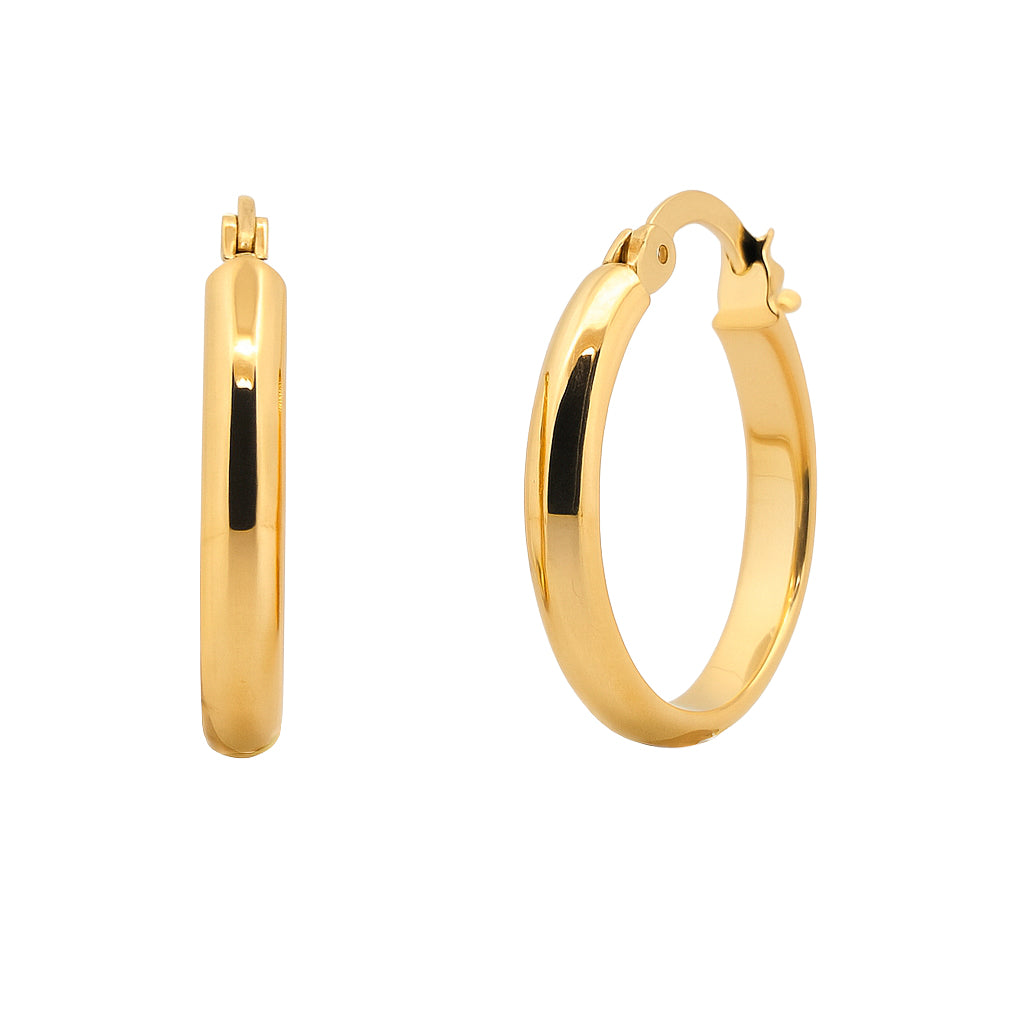 9KT.ØRERING 3X15MM