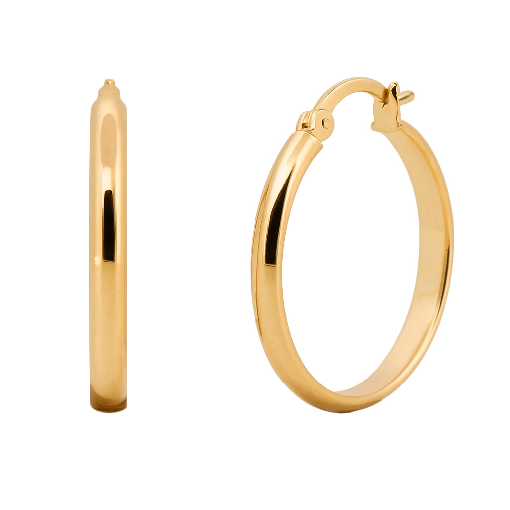 9KT.ØRERING 3x20MM