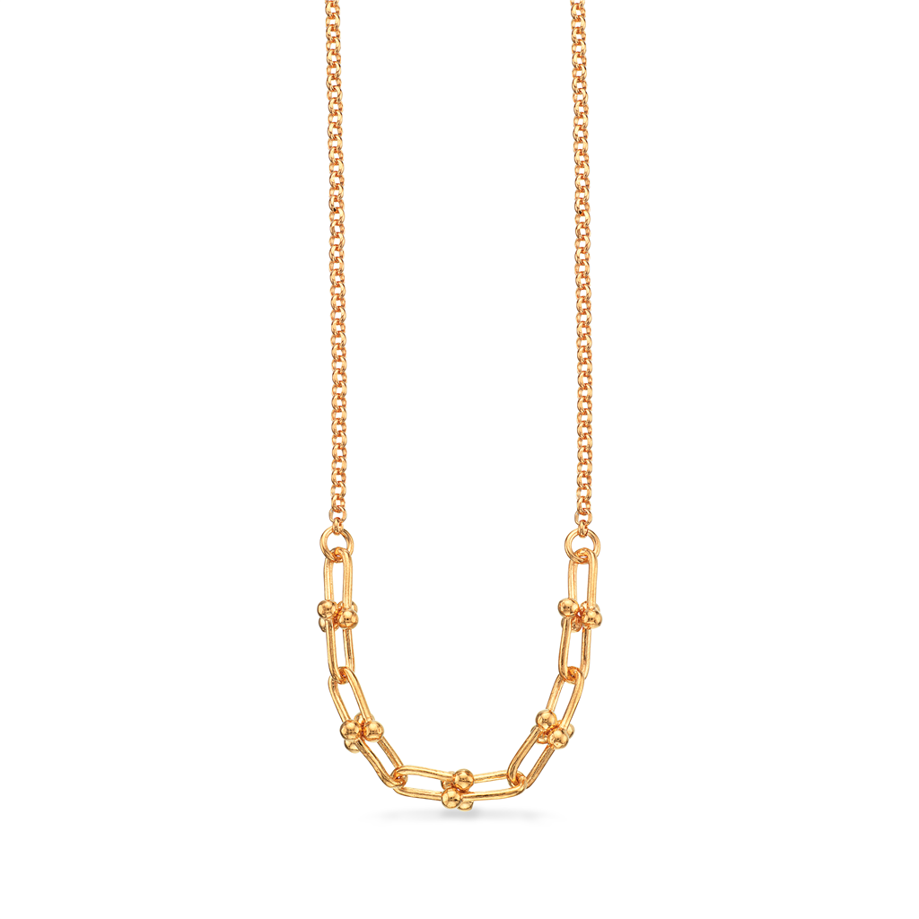 HALSKÆDE U-LINKS SØLV FG.