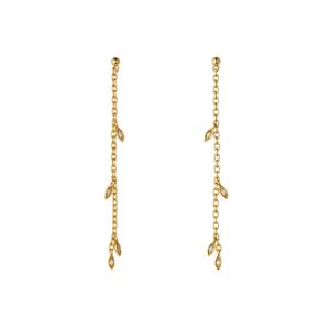 SØLV/FG ØRESTIK JUNGLE IVY STRING