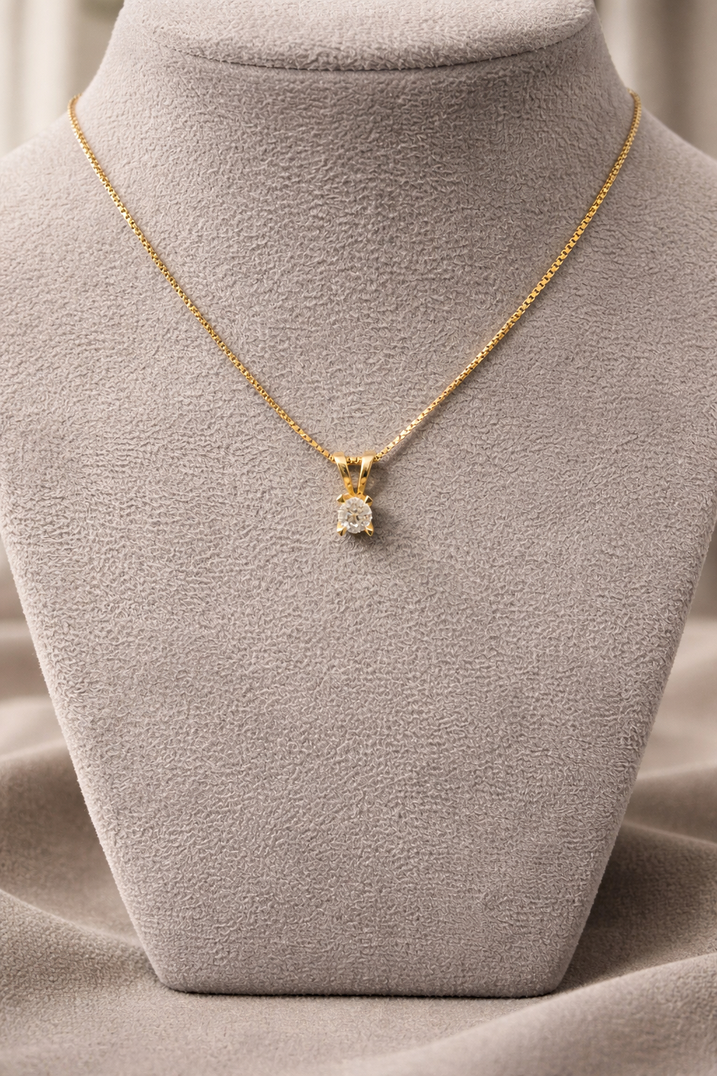 14KT.VEDHÆNG 0,30 W.SI FORG KÆDE