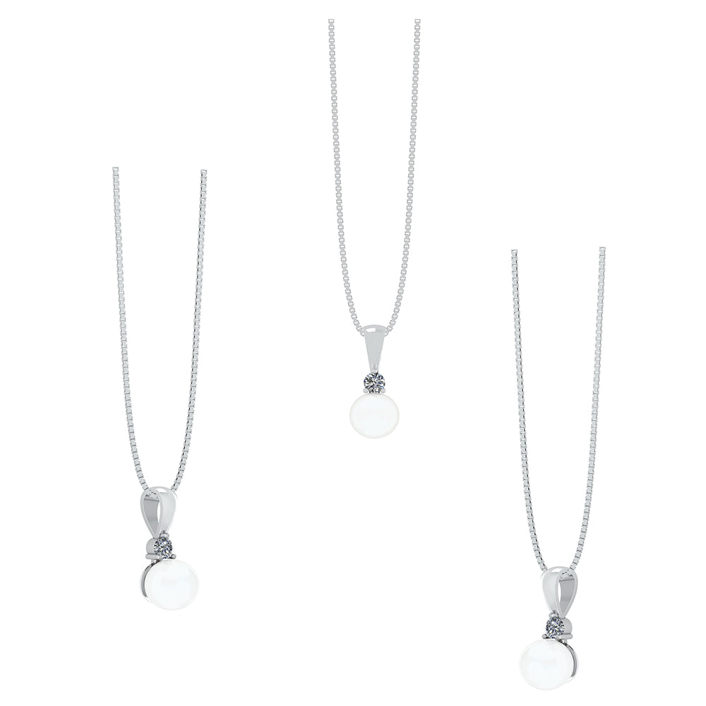 SØLV VEDHÆNG M.ZIRC/FVP