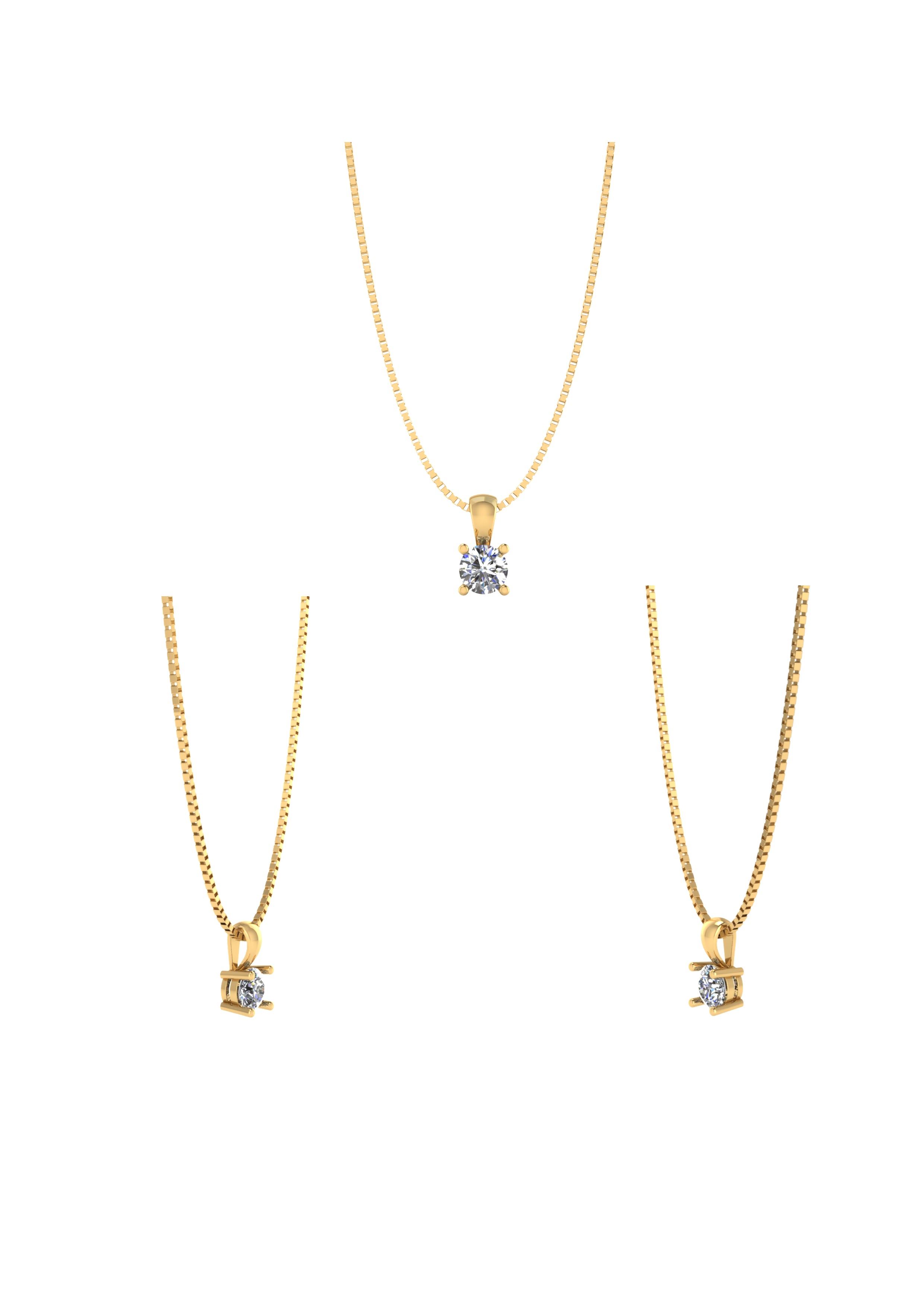 SØLV/FG COLLIER M.ZIR