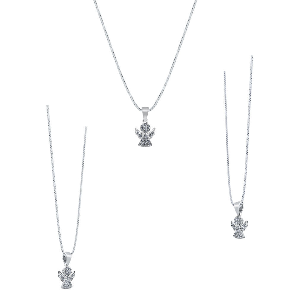 SØLV VEDH. ENGEL M.ZIR + KÆDE