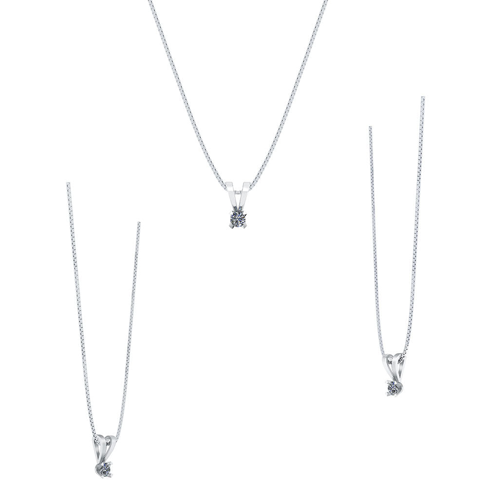 SØLV VEDHÆNG M.KÆDE