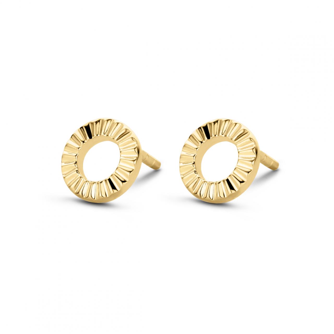 Spirit Icons Peak Forgyldt Sølv Øreringe S40842