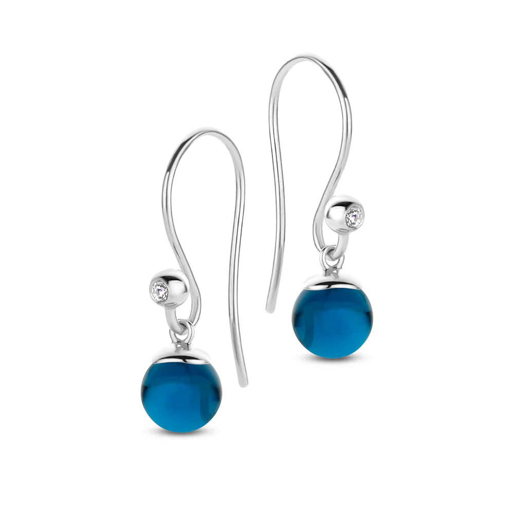 FIGARO HANGER SL CZ BLUE 6MM