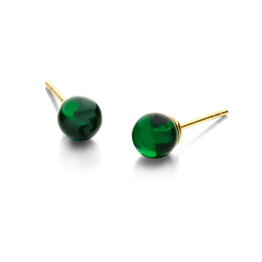 FIGARO STUD GREEN 6MM